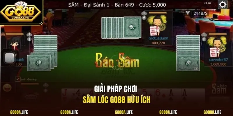 Giải pháp chơi sâm lốc GO88 hữu ích